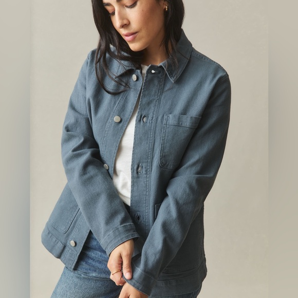 NEW American Giant Unisex Roughneck Chore Jacket w/ Button Front & Pockets, XS - Picture 1 of 15